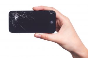 Uszkodzony wyświetlacz iPhone